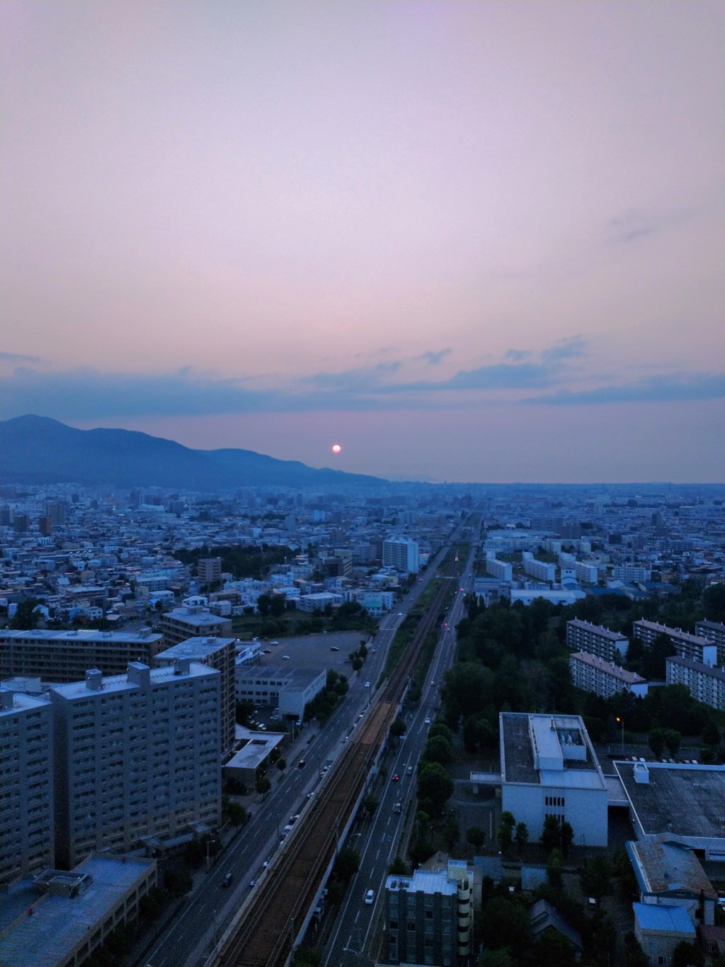A view of Sapporo&nbsp;city